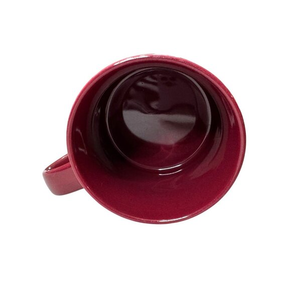 Starbucks Burgundy Ceramic Coffee Mug 14 oz Dishwasher Microwave Safe 2013 - Picture 2 of 4